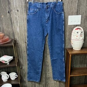 Rustler Men's Dark Blue Straight-Leg Jeans lot 4 pairs